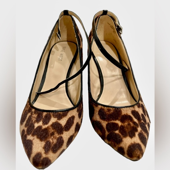 Nine West CEAPXP2 Leopard Wedges Sz 10 - Picture 5 of 7